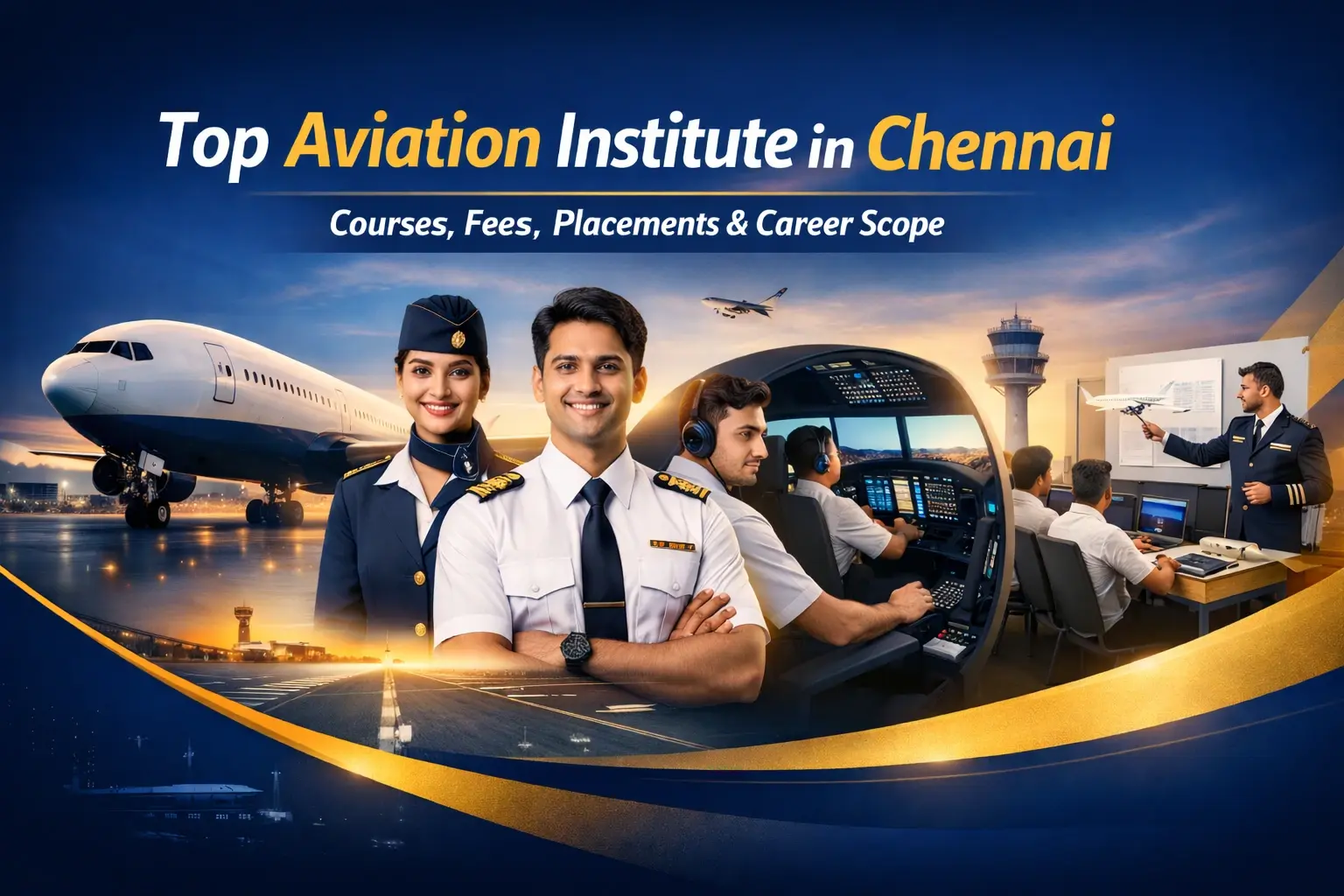 Top aviation institute in Chennai courses fees placements & career scope