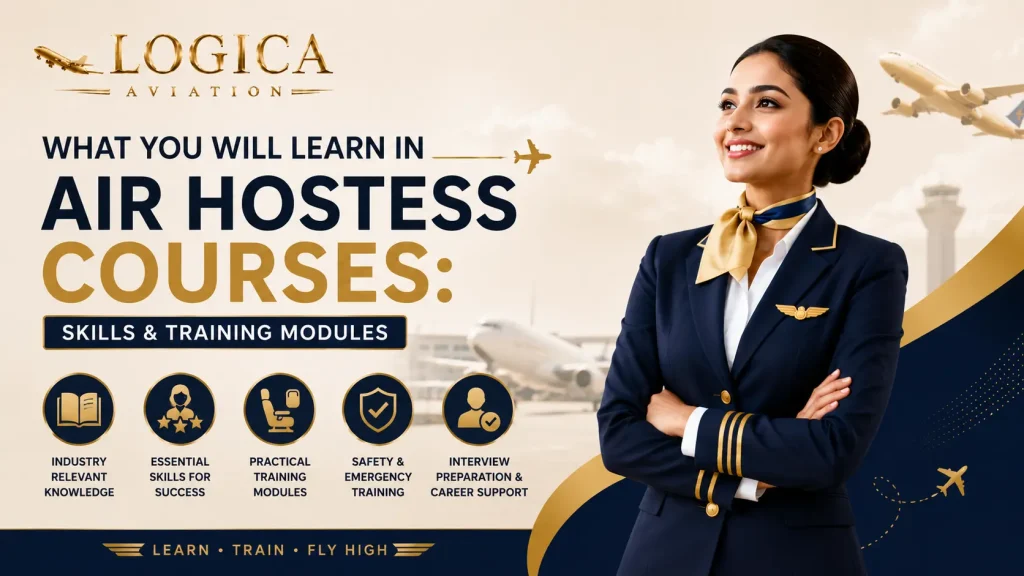 What You Will Learn in Air Hostess Courses: Skills & Training Modules